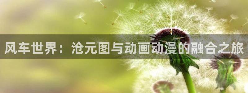 managereader漫画官网入口：风车世界：沧元图与动画动漫的融合之旅